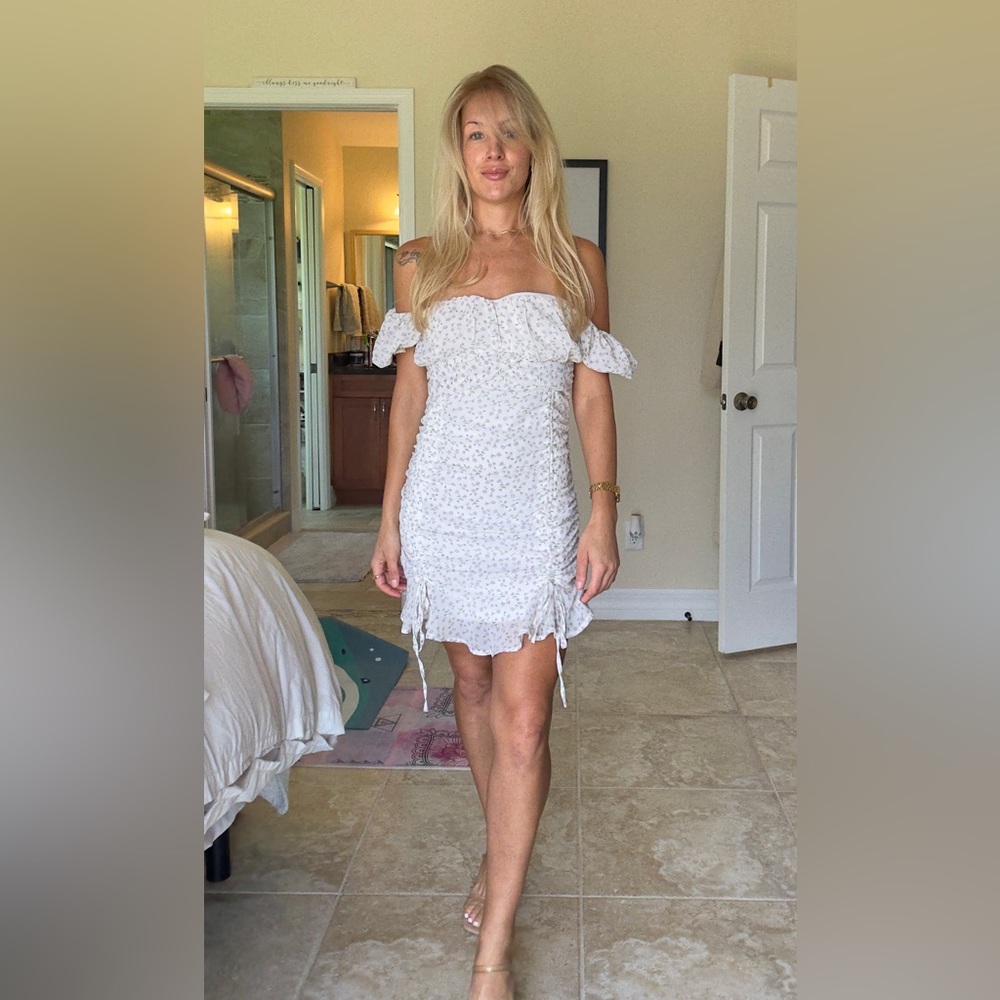 Floral Off-Shoulder Dress